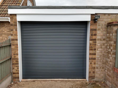 Anthracite garage roller doors