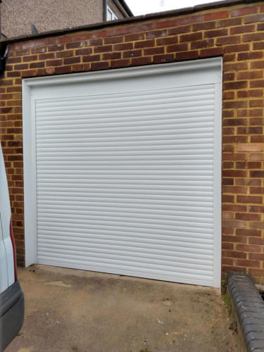 55mm roller garage door white