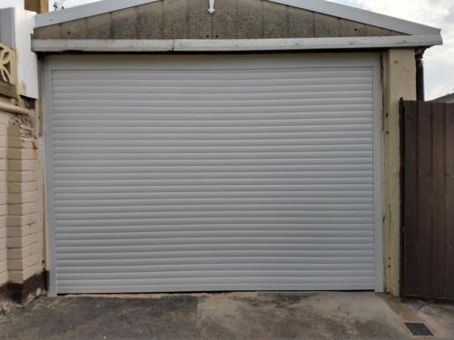 Grey 55mm roller garage door