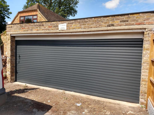 Anthracite garage roller doors