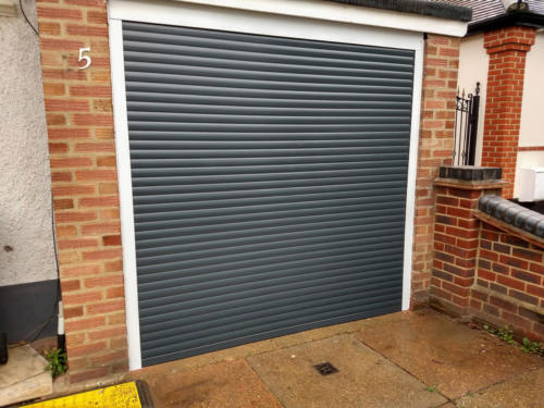 Anthracite garage roller doors